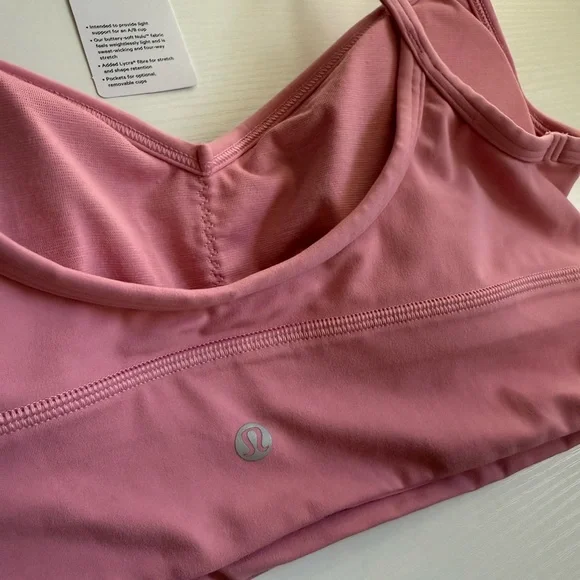 Lululemon Align Sweetheart Bra *Light Support, A/B Cup Pink Tide - Picture 7 of 9